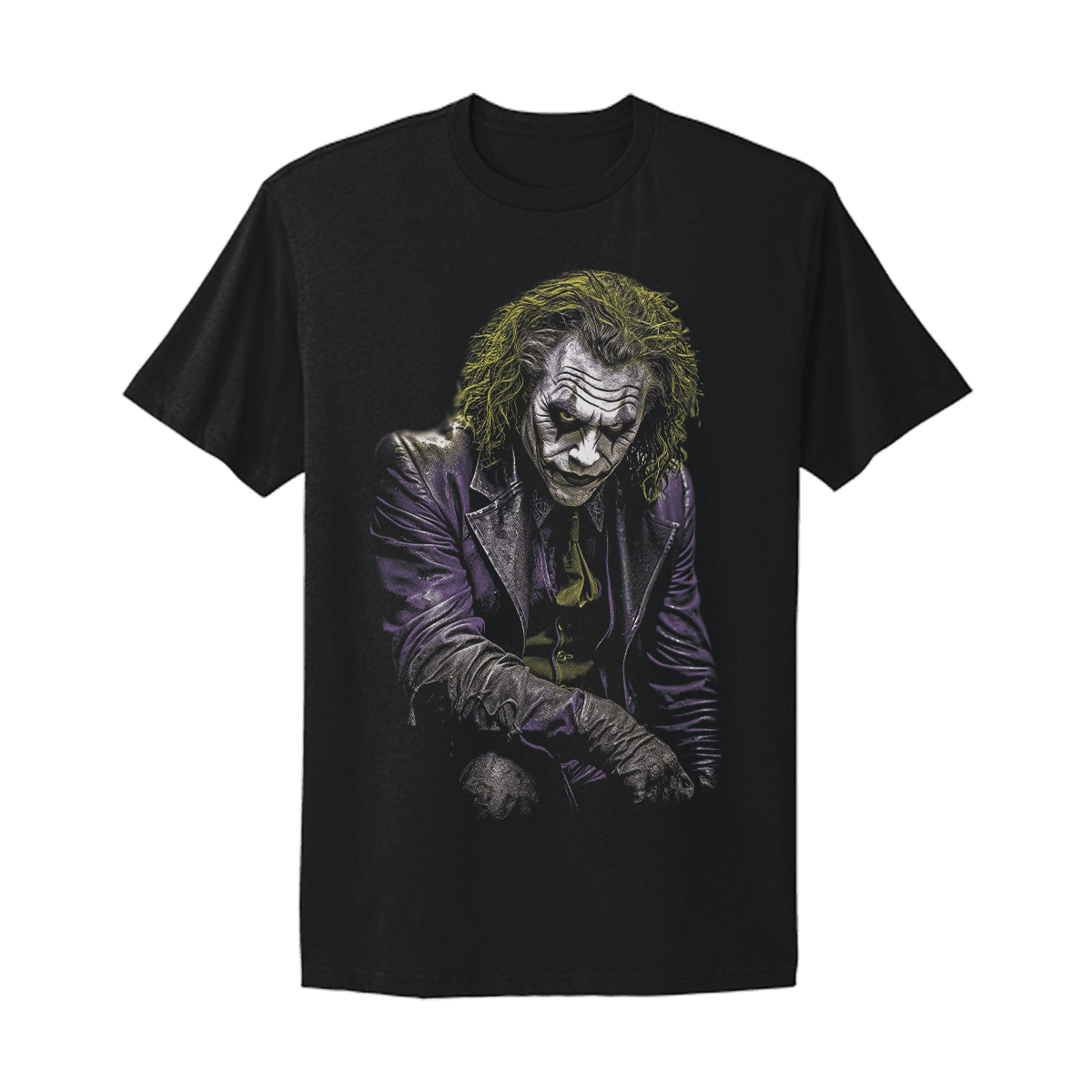Wallpaper #-dt2XZcBzF5tfotJT-Ps79 Batman Joker Dark Knight Classic Movie Heath Ledger Vtg Promo T Shirt