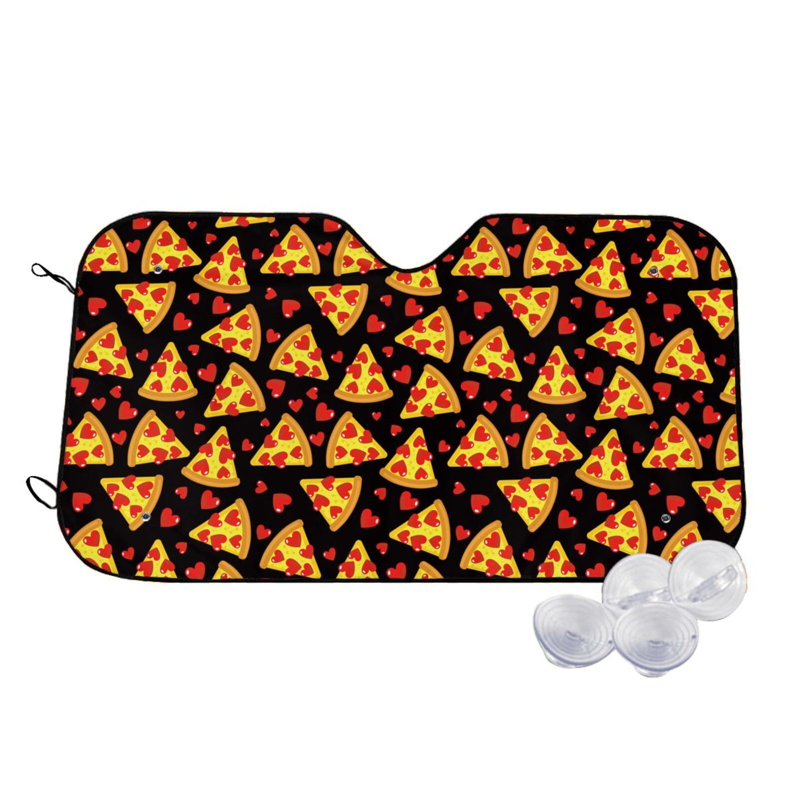 Wallpaper #1Li915IBJvJKYCmEVOQ1442 Haiem Cartoon Pizza Car Windshield Sun Shade Blocks Uv Rays Sun Visor