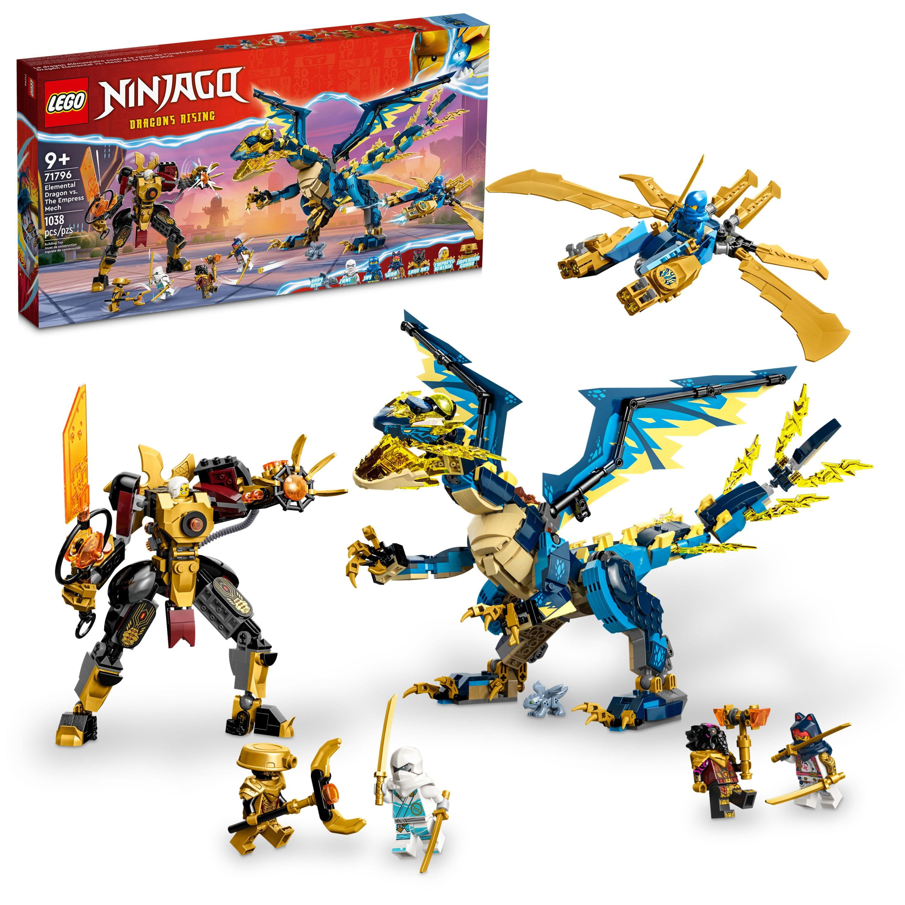 Wallpaper #6Wcb_JIBSpphPi3-gJat33 Lego Ninjago Elemental Dragon vs the Empress Mech 71796 Building Toy