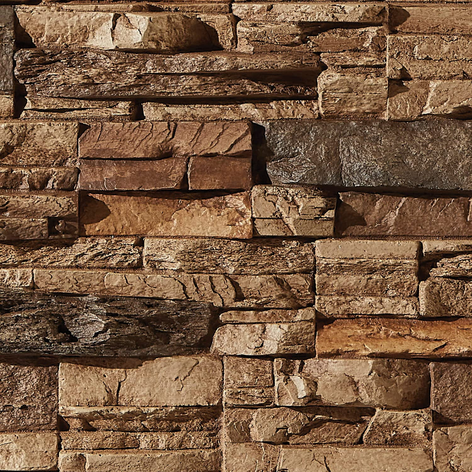 Wallpaper #1Hc4KJMB-pgBXx603akM105 Faux Stacked Stone Veneer 3D Wall Panel Sample Sedona Exterior