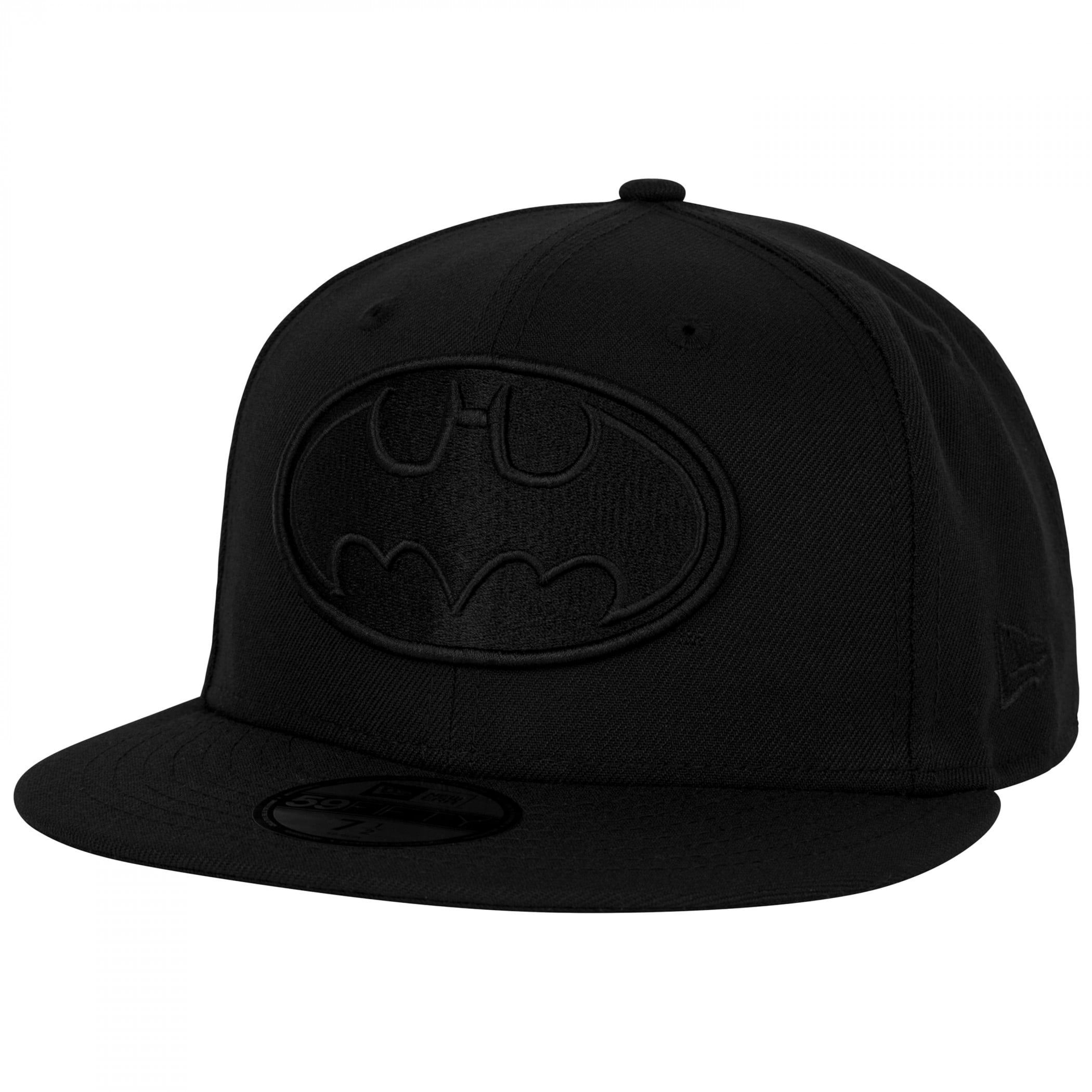 Wallpaper #058fWZMBcUVgGJNolLFD249 Batman Logo Black on Black New Era 59fifty Fitted Hat 7 78 Fitted