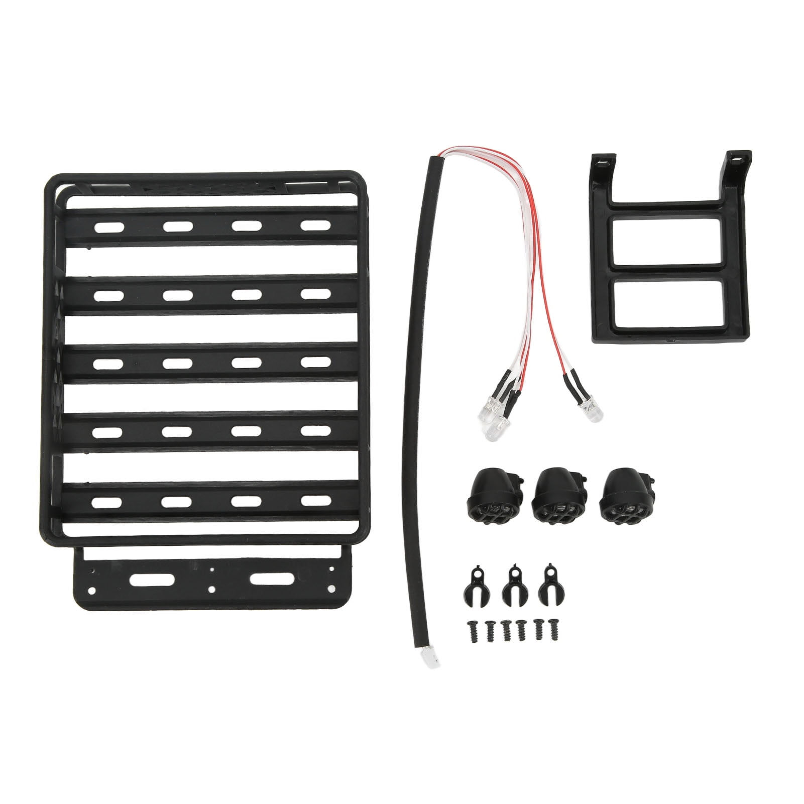 Wallpaper #IXfnJZMB-pgBXx60MaBB345 Rc Roof Rack with LED Lights Universal Simulation Luggage Rack Kit for