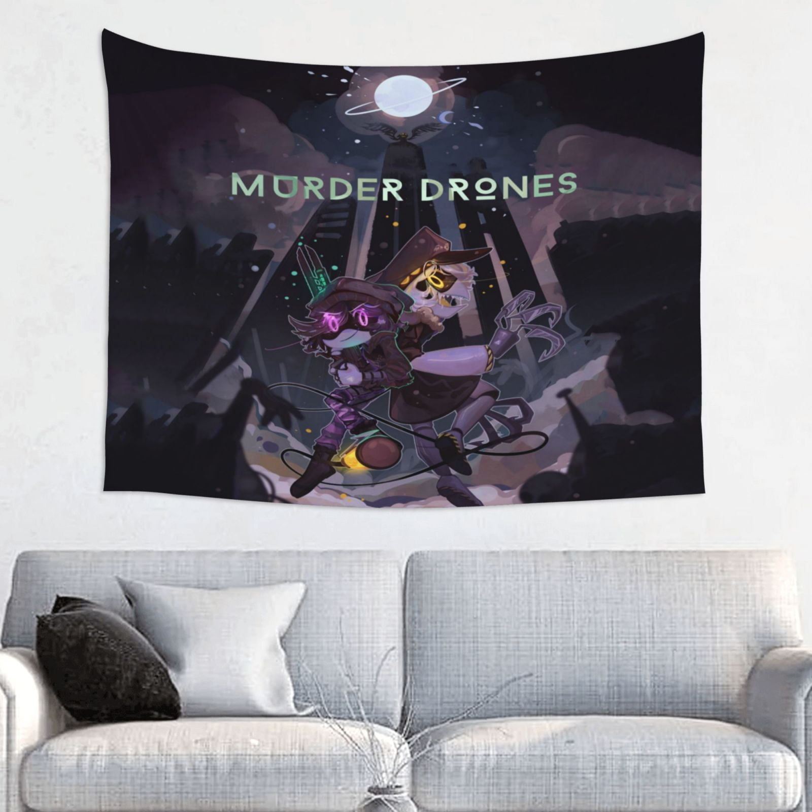Wallpaper #phoQUpMB1yWOL4qgsYK1166 Murder Drones Wall Tapestry Anime Poster for Bedroom Aesthetics Funny