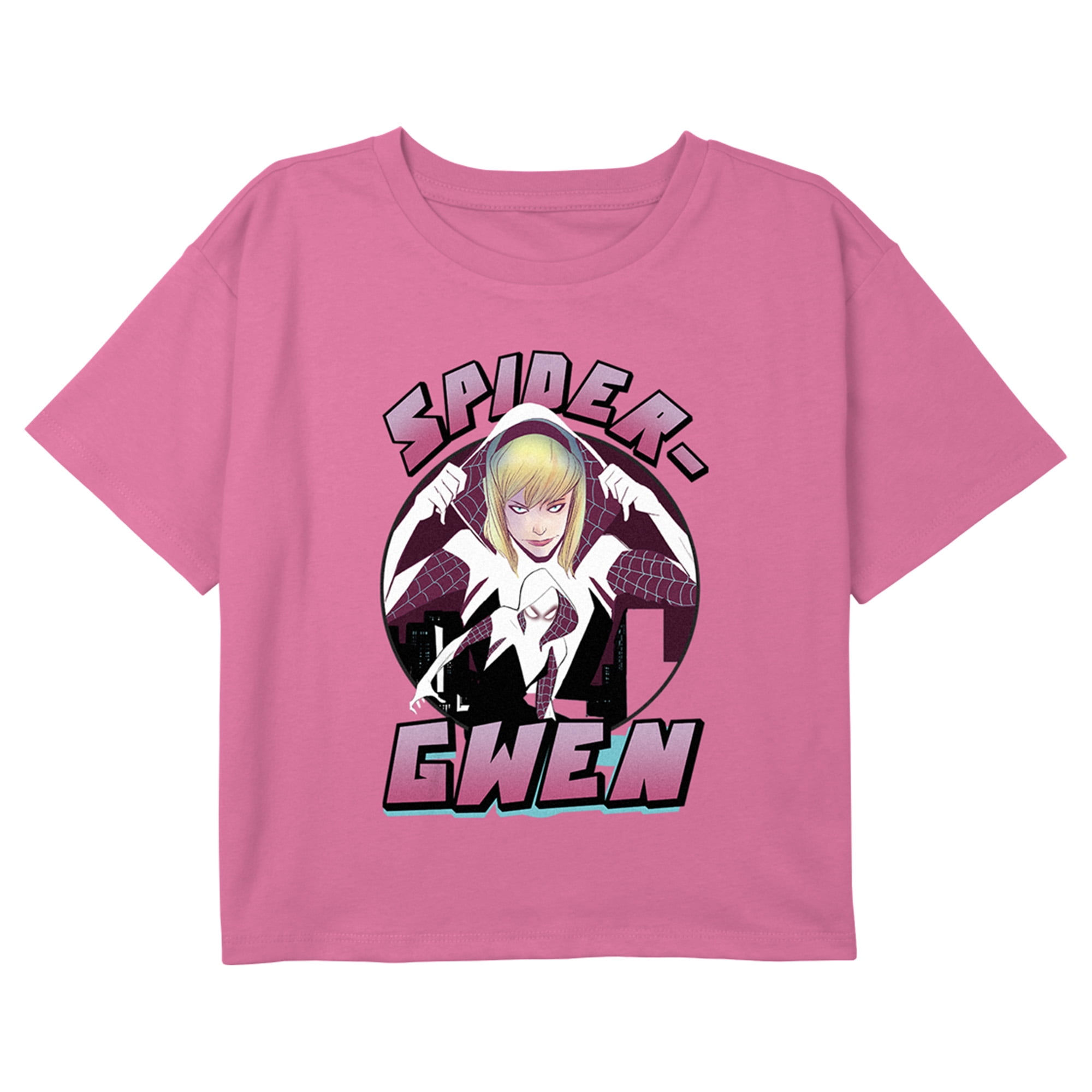 Wallpaper #a_RNOpMBKFX8bn3rUnhb214 Girls Marvel Spider Gwen Logo Graphic Tee Light Pink X Large Walmartcom