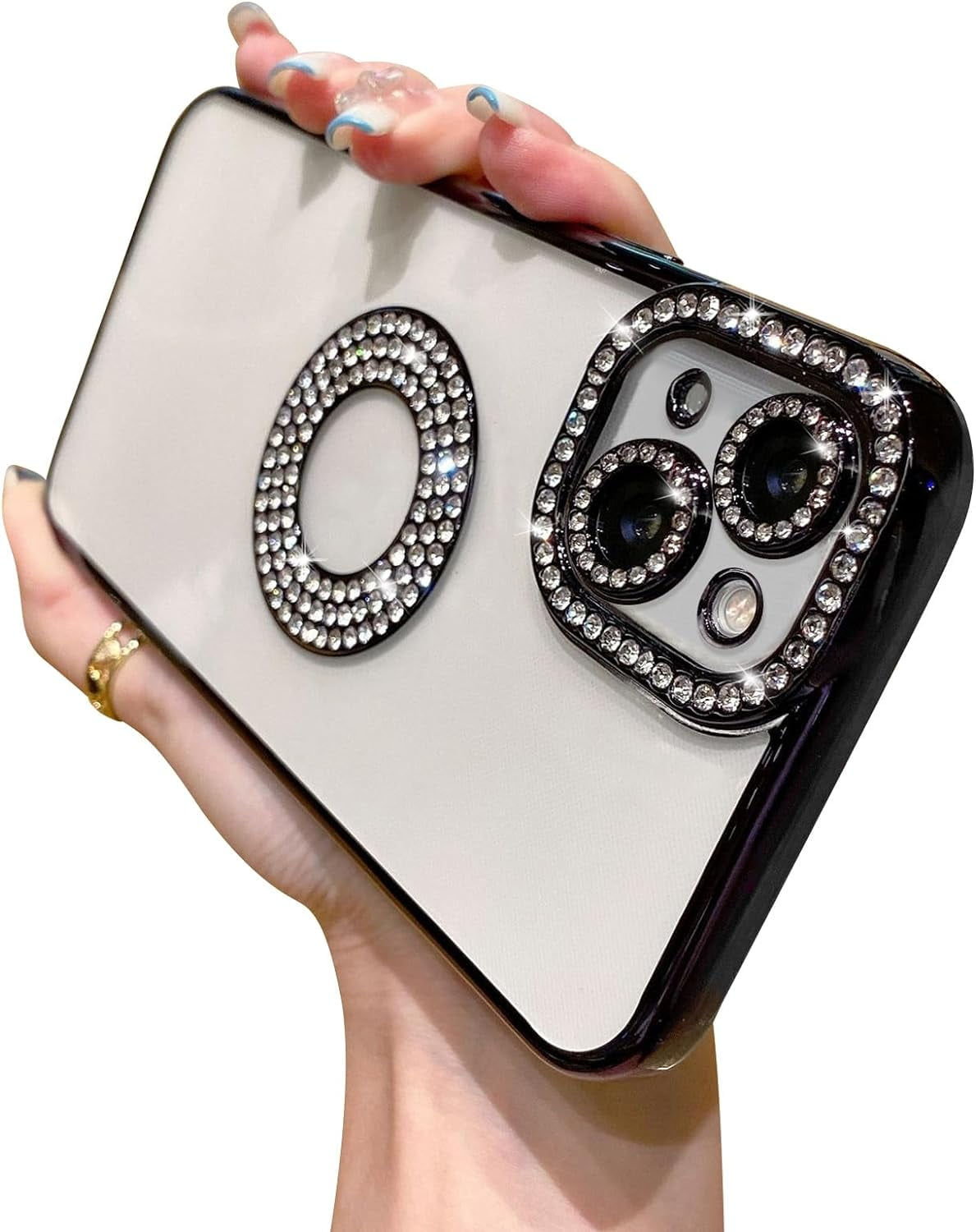 Wallpaper #Irh-2ZIBJvJKYCmEc-15439 Compatible for iPhone 14 Case with Luxury Clear Plating Logo View