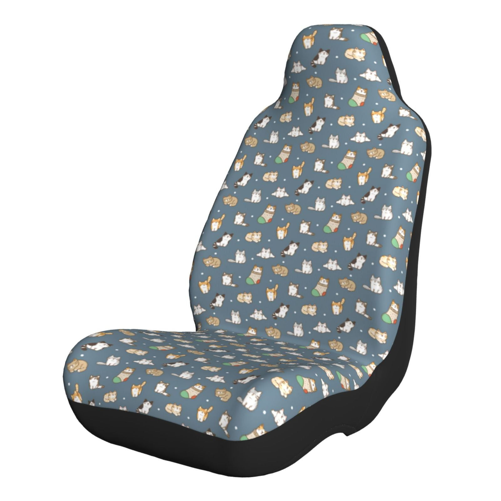 Wallpaper #O7n53ZIBJvJKYCmEmAPR429 Lukts Cute Cats and Dogs Print Car Seat Covers Full Set Front and Rear