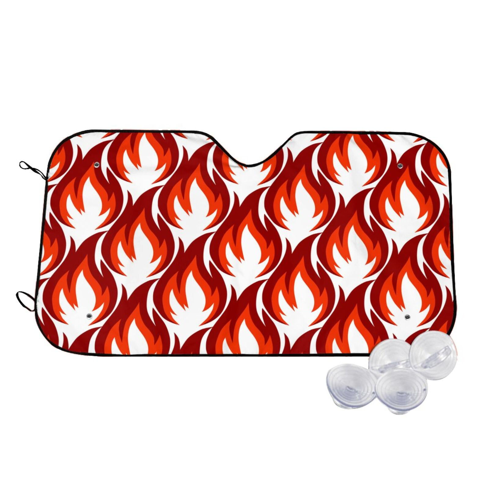 Wallpaper #VuoBU5MBlwTYPL18ogqa235 Matuu Fire Symbols for Car Front Window Insulated Sunshade Fits Most