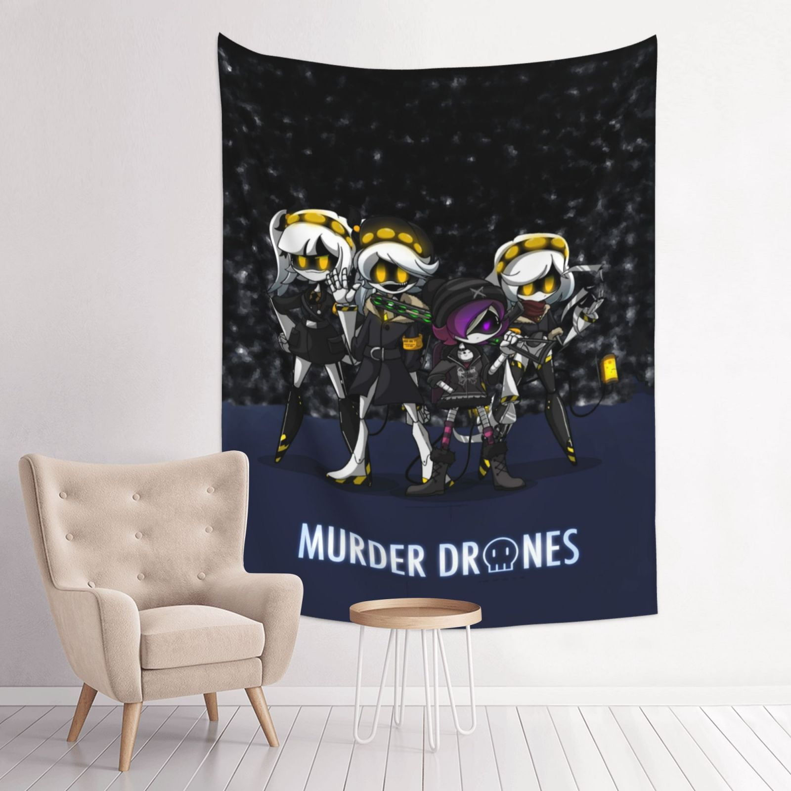 Wallpaper #phoQUpMB1yWOL4qgsYK1182 Murder Drones Tapestry Cartoon Wall Poster for Bedroom Aesthetics Funny