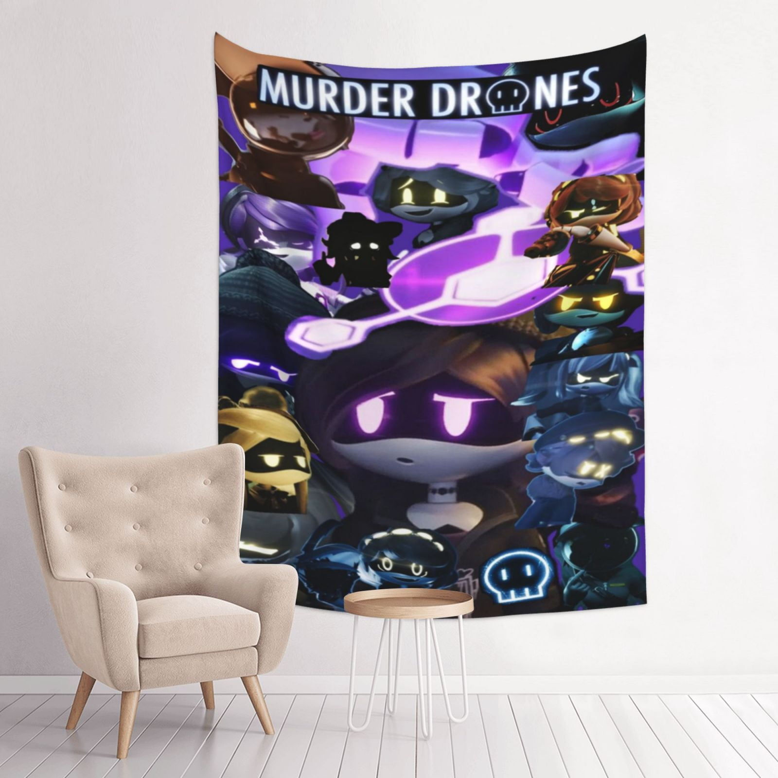 Wallpaper #phoQUpMB1yWOL4qgsYK1184 Murder Drones Tapestry Cartoon Wall Poster for Bedroom Aesthetics Funny