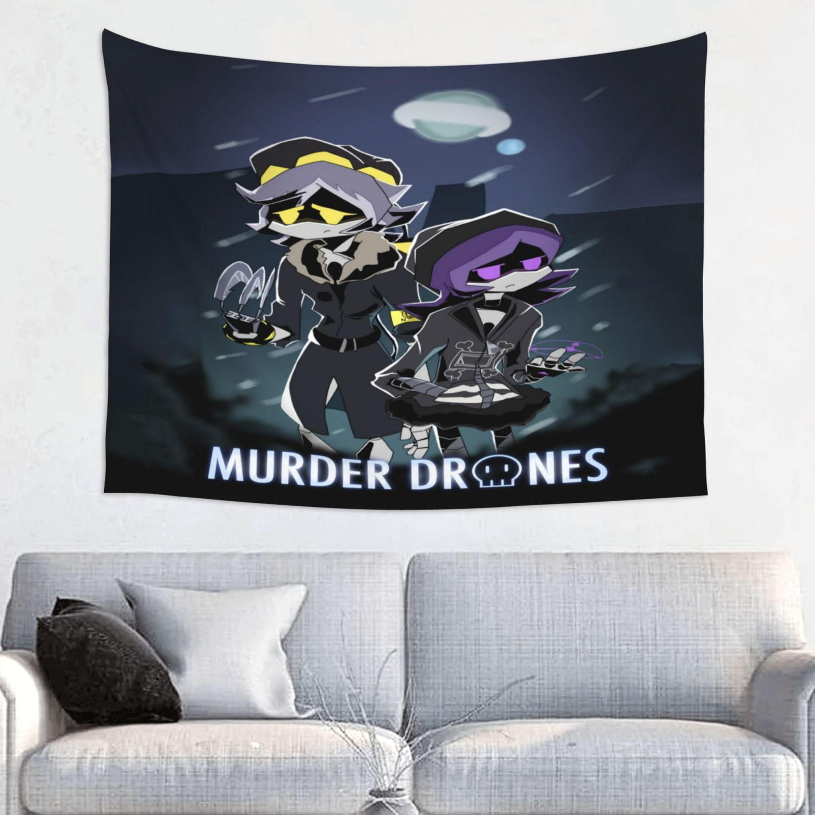 Wallpaper #phoQUpMB1yWOL4qgsYK1185 Murder Drones Wall Tapestry Anime Poster for Bedroom Aesthetics Funny