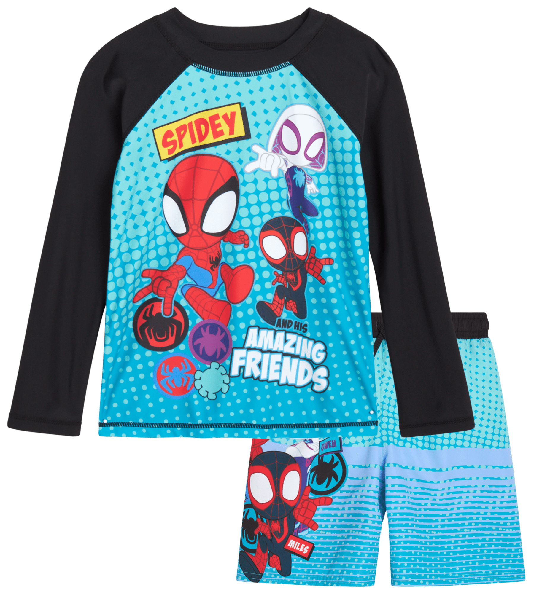 Wallpaper #z4tEc5cBcm9NJah-InTX39 Marvel Spiderman Boys Rash Guard Set Spider Man Kids Upf 50 Swim
