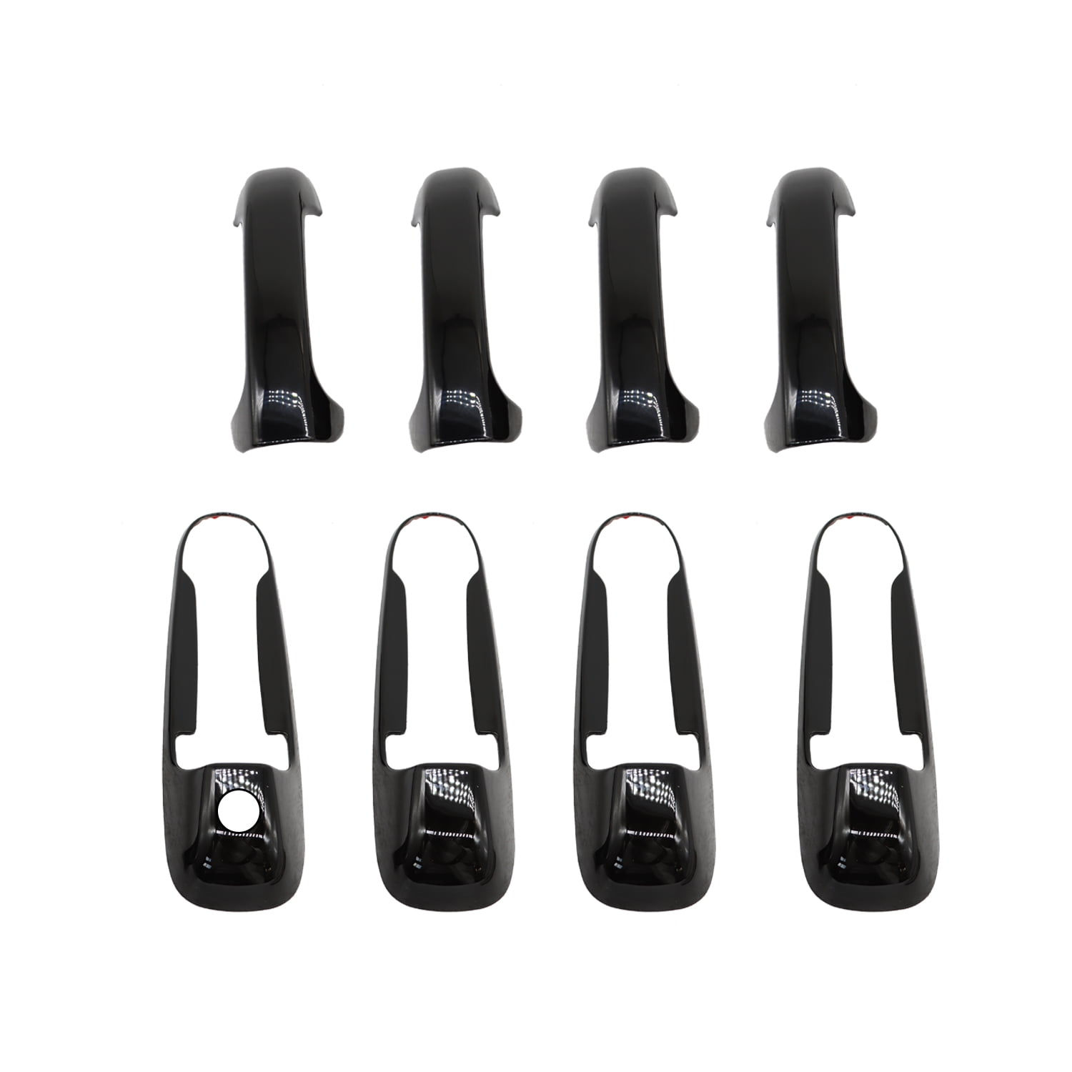 Wallpaper #xmfK55IBSpphPi3-yzmm172 Norabaka Gloss Black 4 Door Handle Covers Overlay for 2002 2008 Ram