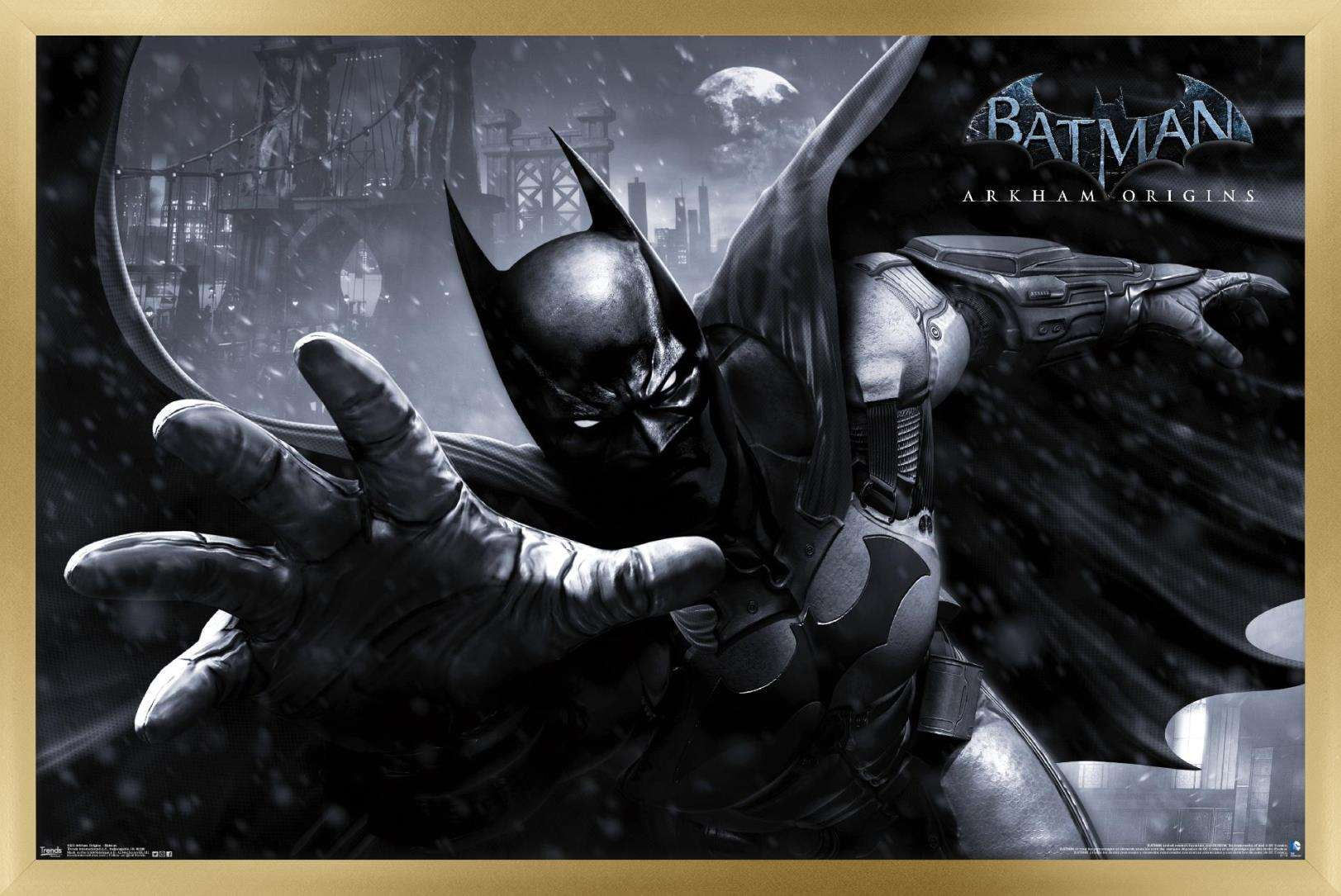 Wallpaper #cT_5O5MBLiIJ4c9OspAa41 DC Comics Video Game Arkham Origins Batman Wall Poster 22375 X
