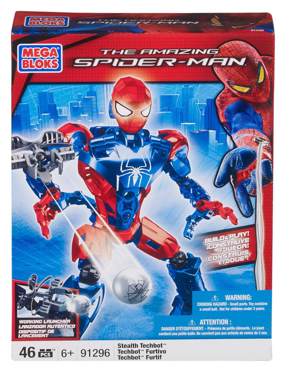 Wallpaper #Z1gfNJMBzN9vxX34uDsd103 Mega Bloks Amazing Spider Man Stealth Techbot 91296 Walmart Canada