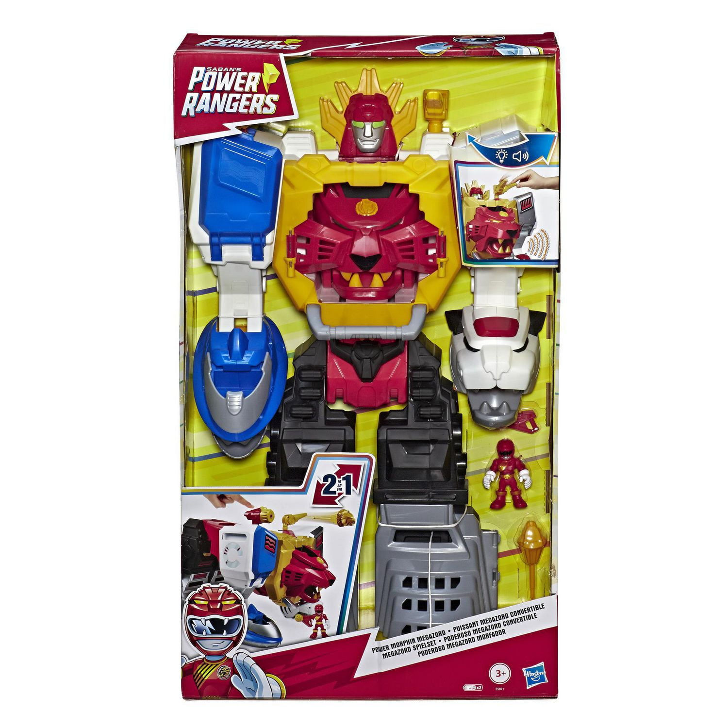 Wallpaper #CmjlFpMBSpphPi3-qw1B203 Playskool Heroes Power Rangers Power Morphin Megazord 2 in 1