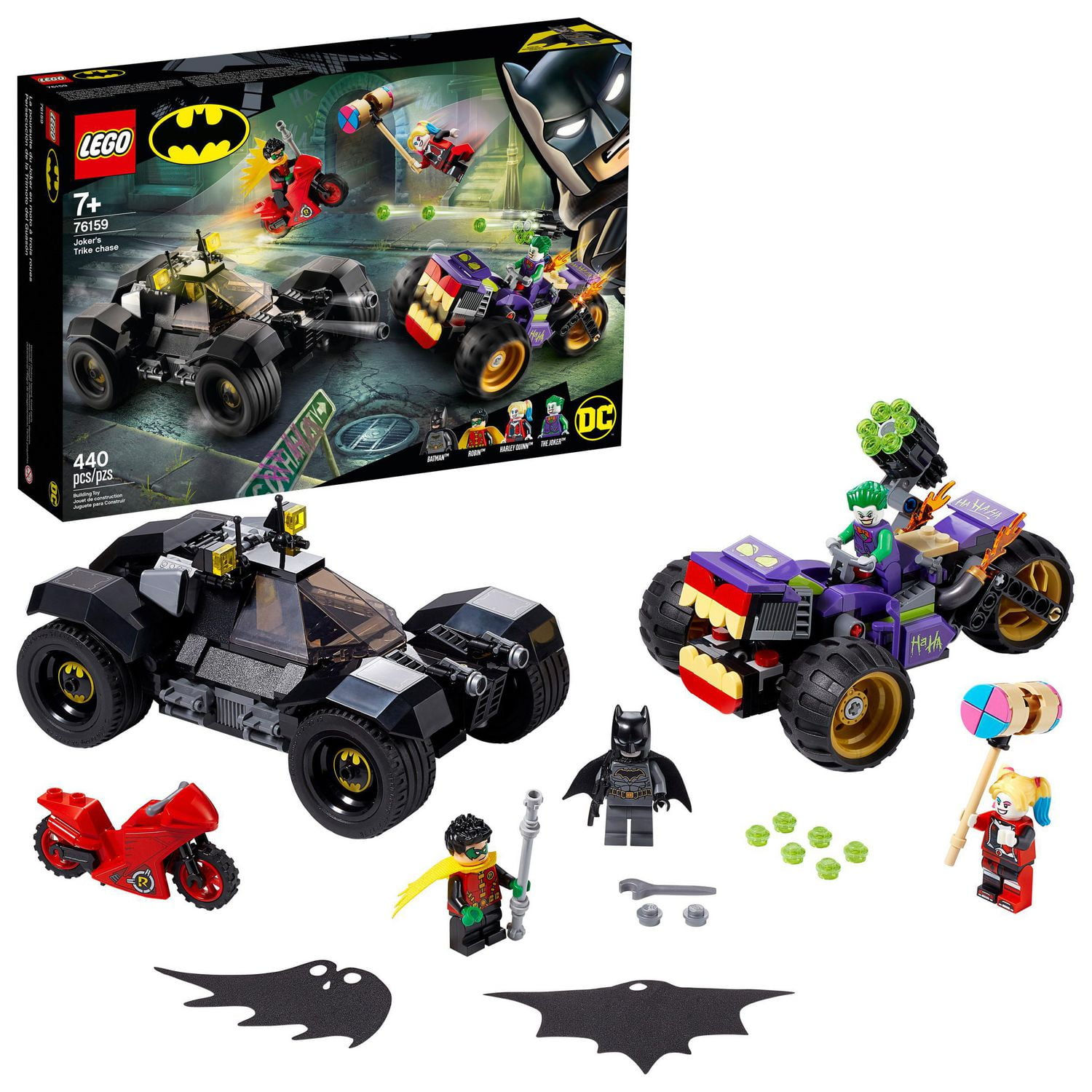 Wallpaper #yxlWLo8BtGB6xQ78epRC28 Lego DC Batman Jokers Trike Chase 76159 Toy Building Kit Walmart Canada