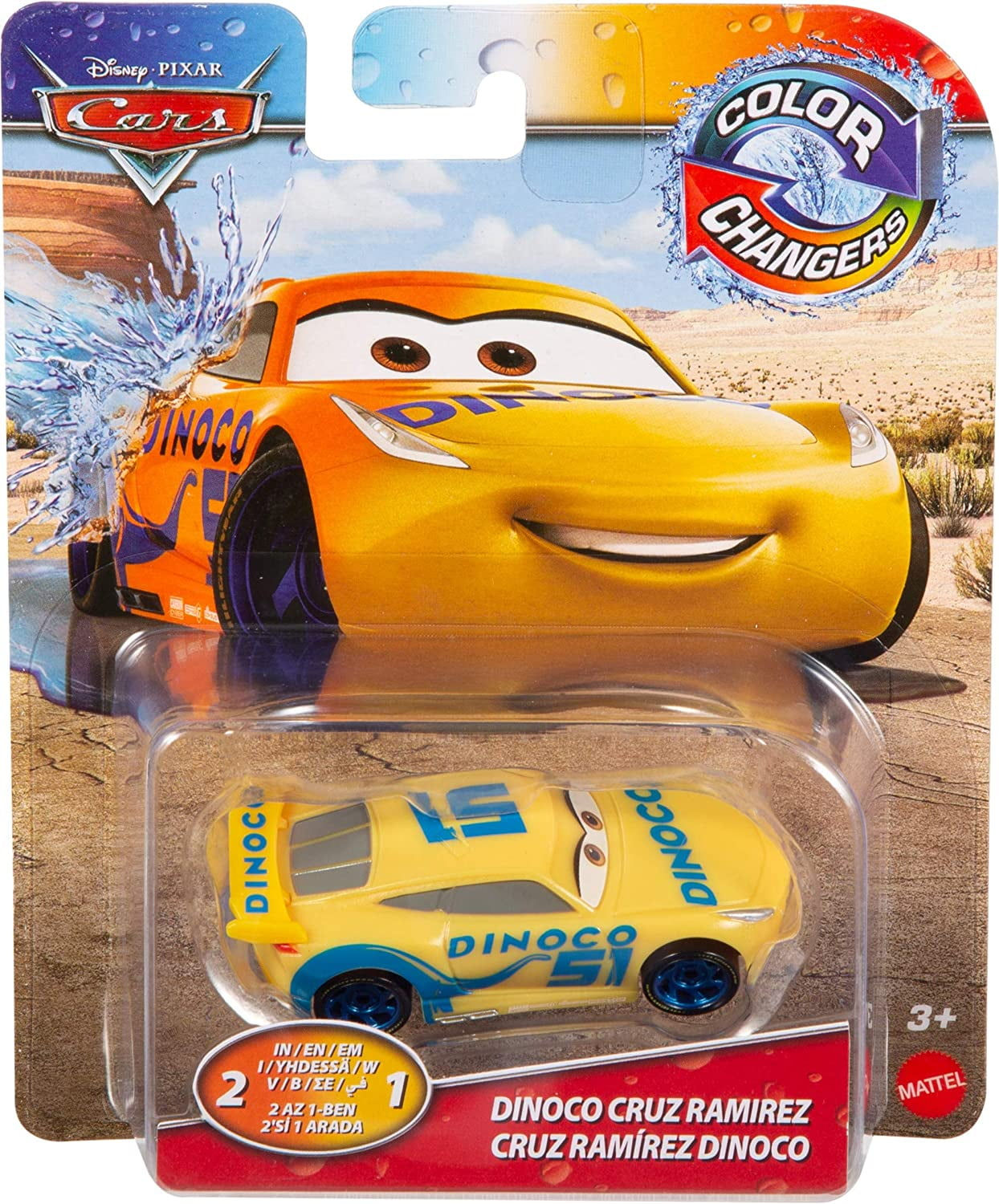 Wallpaper #bOpCVpMBlwTYPL18EA_U23 Mattel Disney Pixar Cars Color Changers Dinoco Cruz Ramirez Walmart