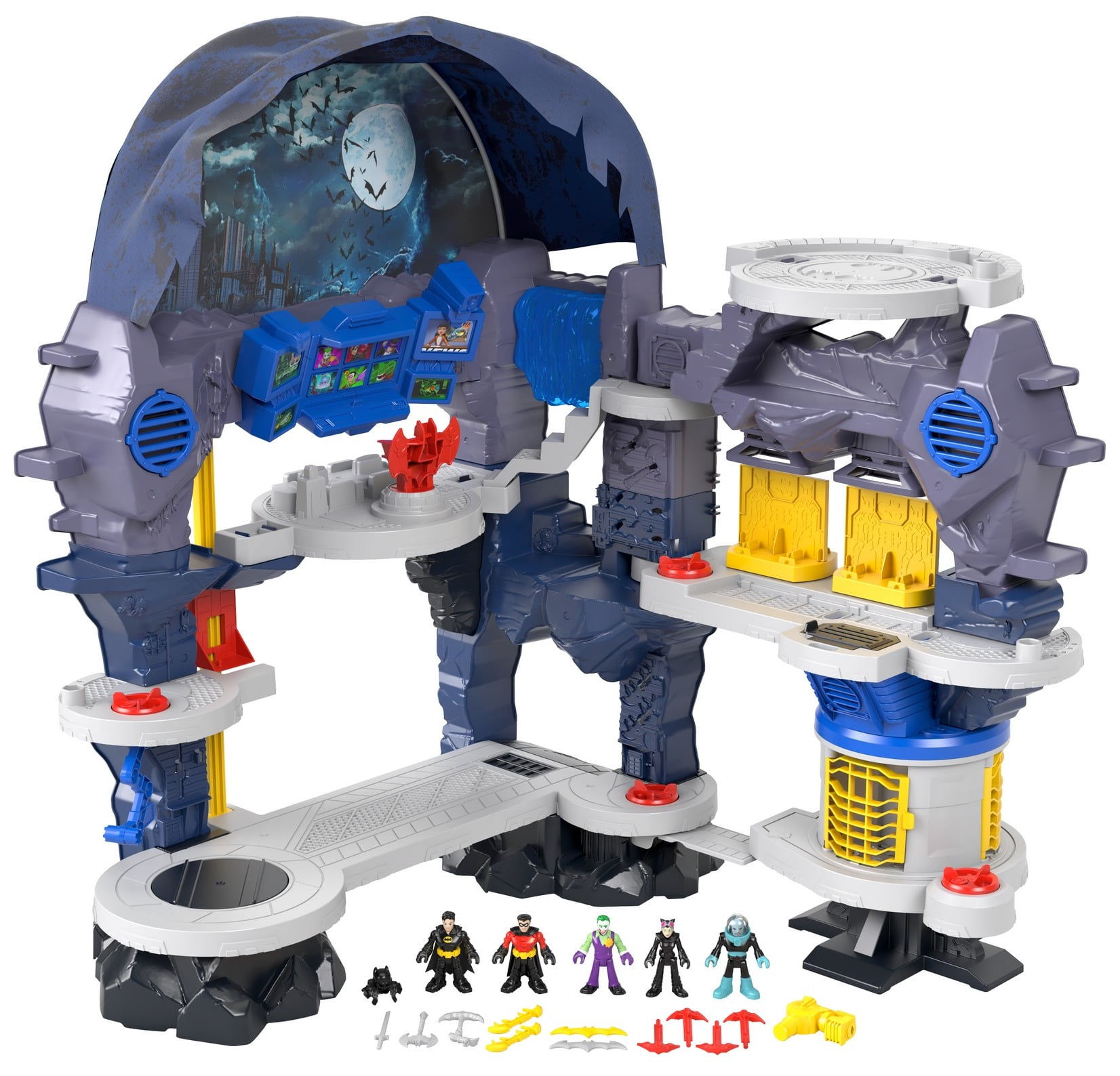 Wallpaper #0ELGPJMBOBpx0Nhm8cFn13 Imaginext DC Super Friends Super Surround Batcave Playset 33 Pieces