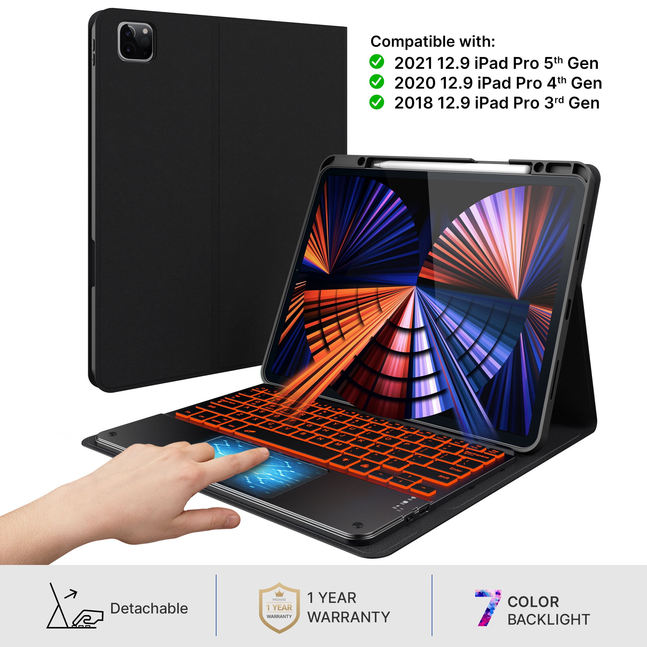 Wallpaper #DWdQEpMBSpphPi3-gvu6244 Typecase Keyboard Case for iPad Pro 129 Inch 2021 5th 2020 4th 2018