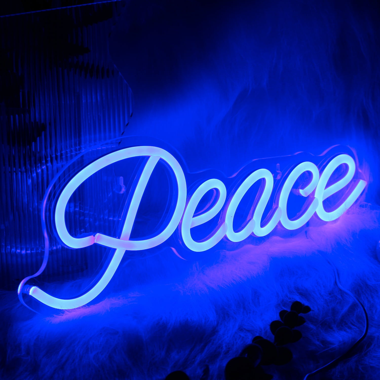 Wallpaper #32gqF5MBSpphPi3-sA2h126 Hello Rosa Peace LED Neon Light Signs Usb Power for Bedroom Home Club