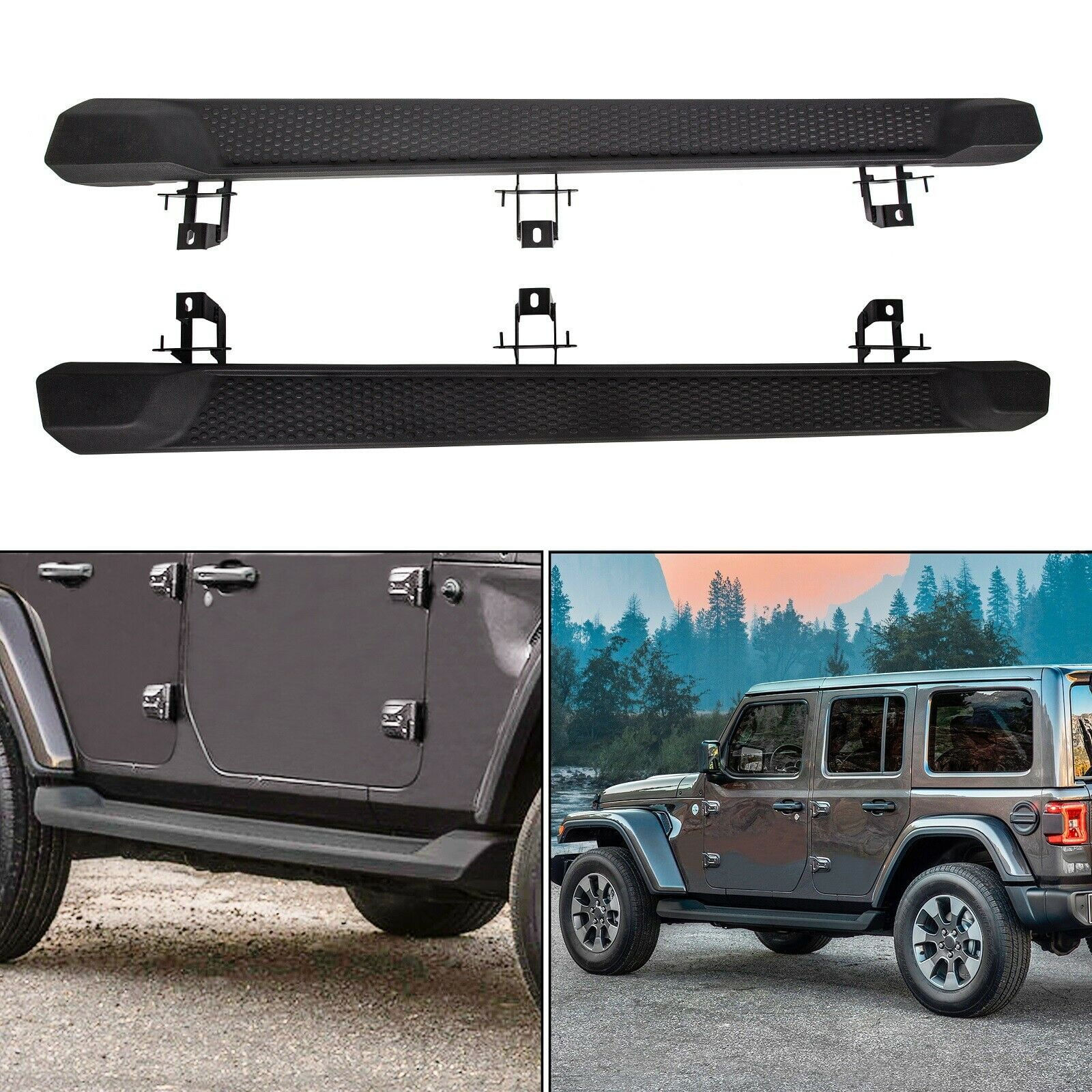 Wallpaper #4664c Mopar Factory Sahara Side Steps for 18 Up Jeep Wrangler Jl Unlimited