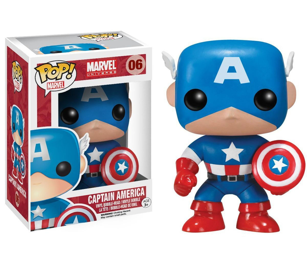 Wallpaper #PGe08JIBSpphPi3-pWiQ317 Funko Funko Marvel Comics Captain America Bobblehead Pop Vinyl Figure
