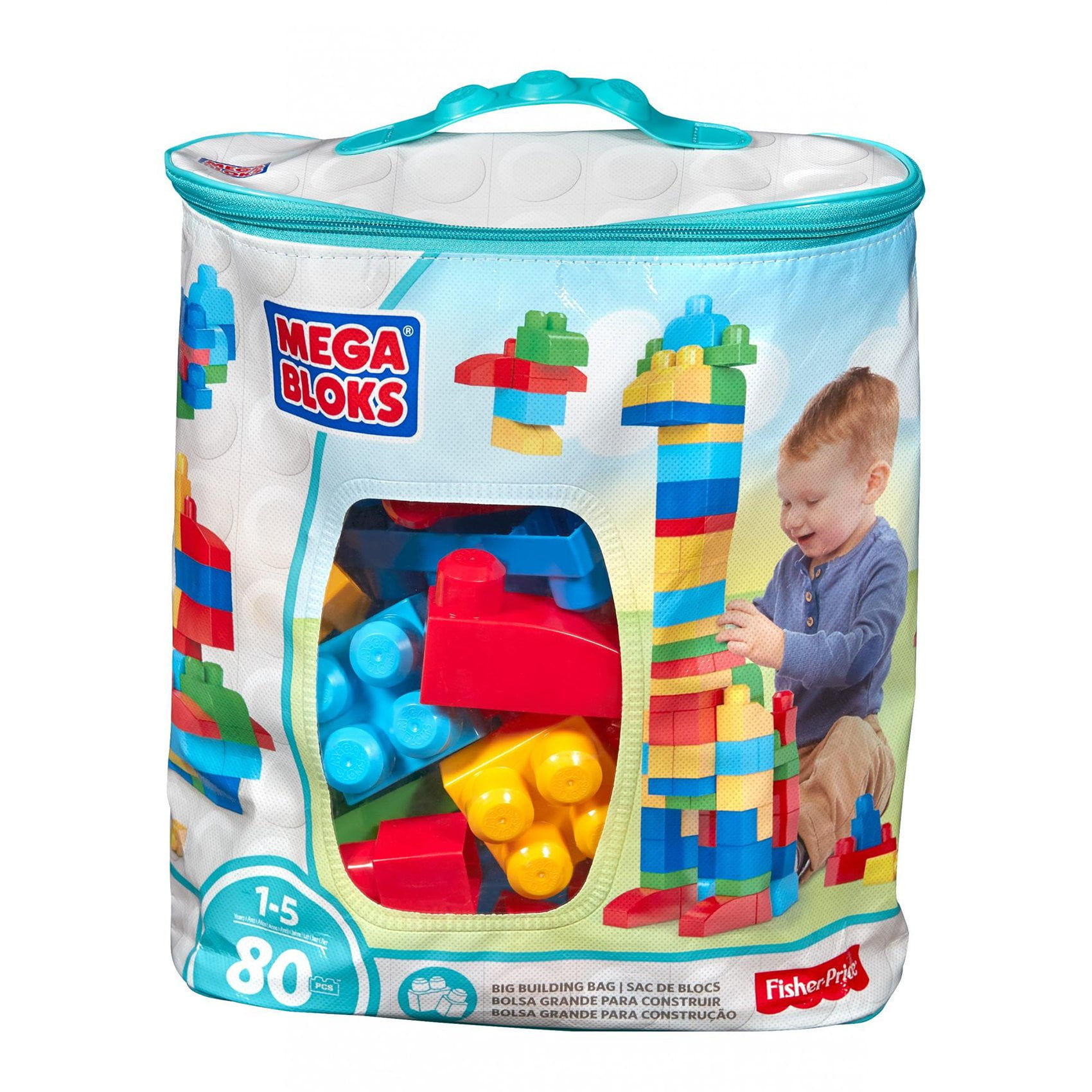 Wallpaper #634d6 Mega Bloks First Builders Big Building Bag with Big Building Blocks