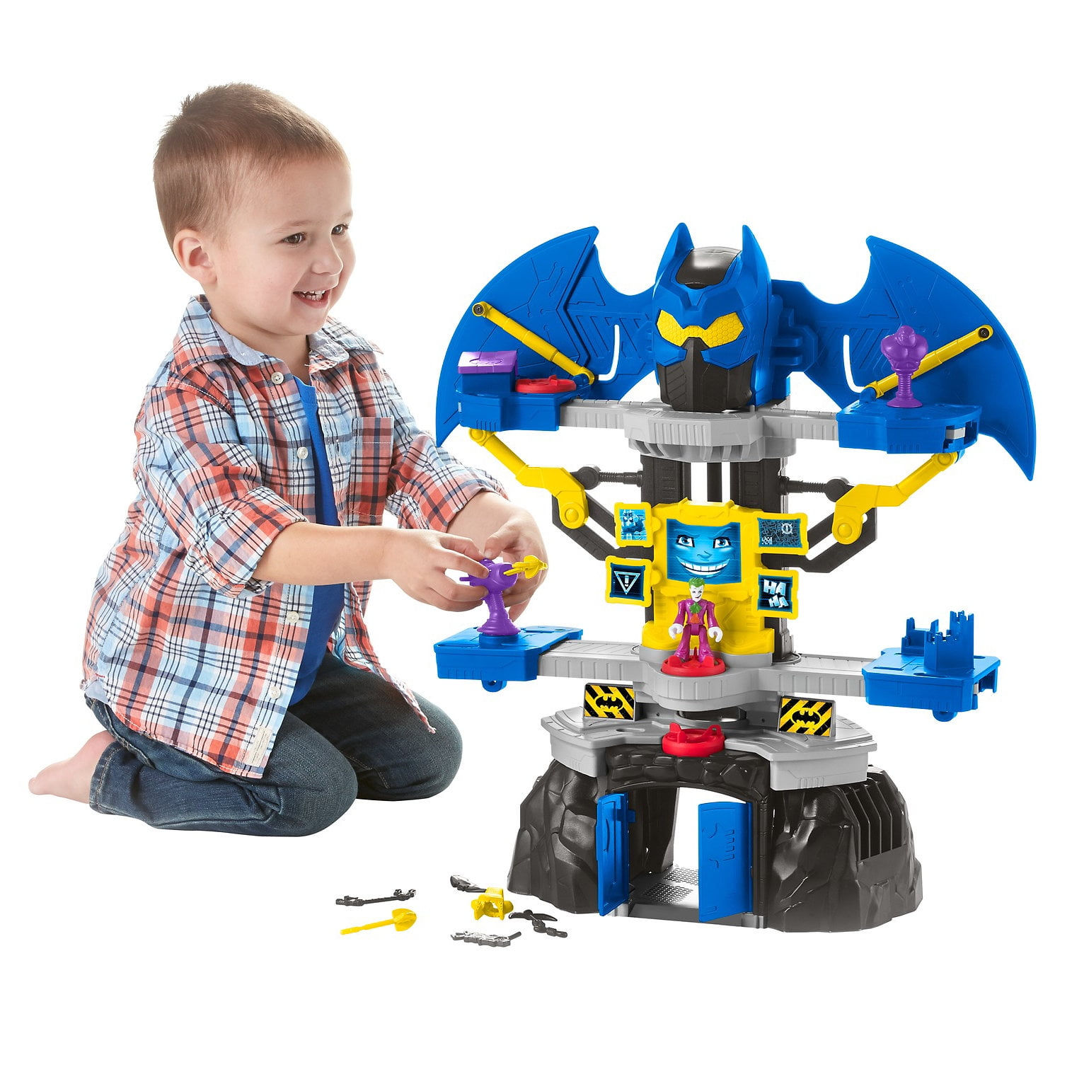 Wallpaper #YBkxO48BtGB6xQ78_K8E12 Imaginext DC Super Friends Transforming Batcave Walmartcom