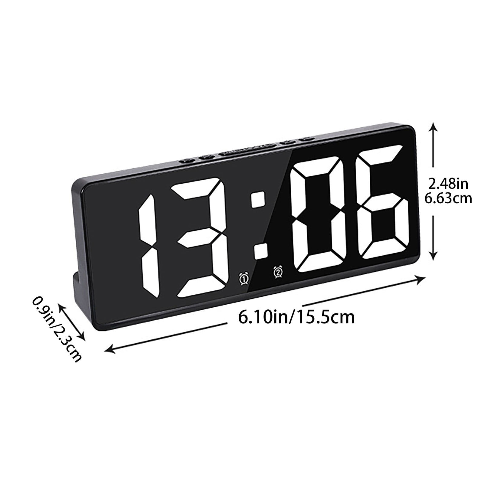 Wallpaper #421CbJcBycdYOYFTknLy117 Digital LED Desk Alarm Clock Large Display 3 Inches Usb Temperature