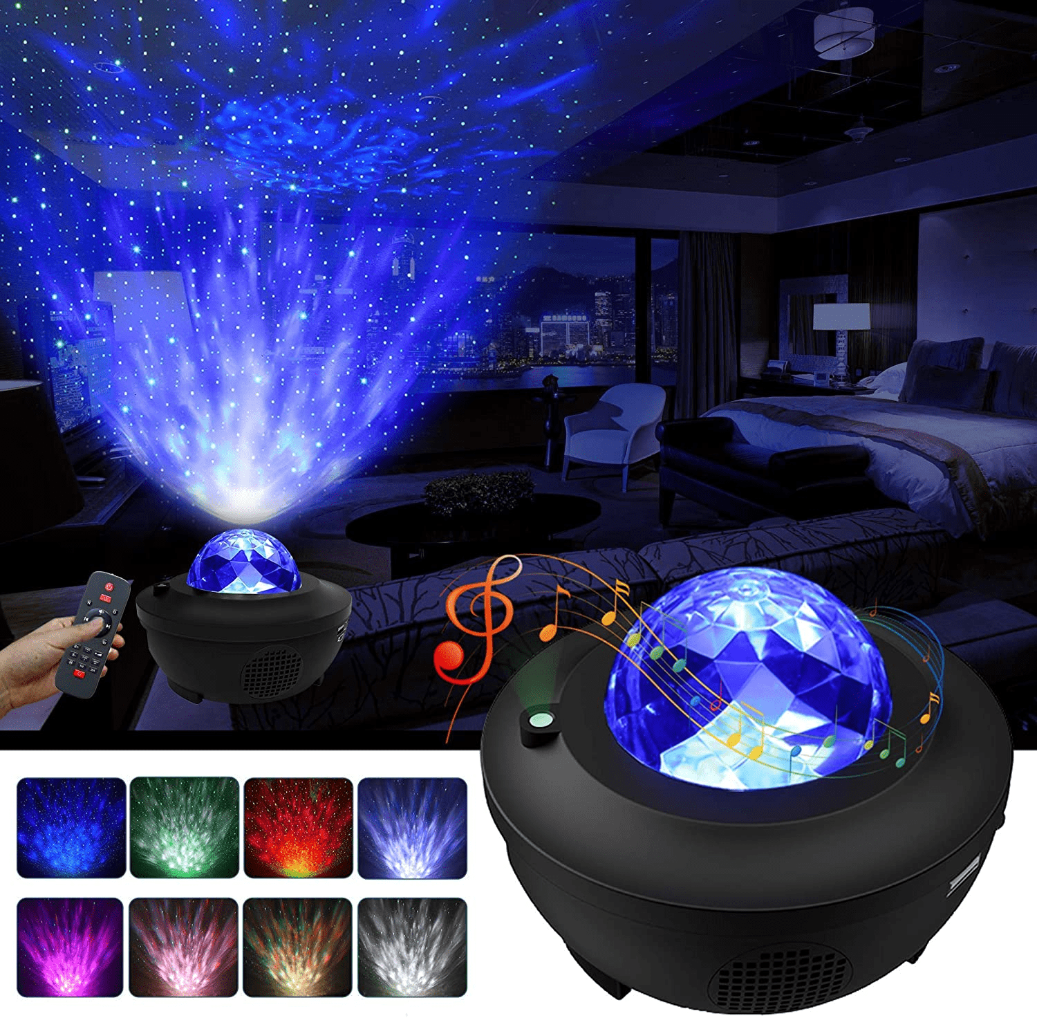 Wallpaper #eGcxC5MBSpphPi3-4dgp40 Night Light Projector 3 in 1 Galaxy Projector Star Projector Wled