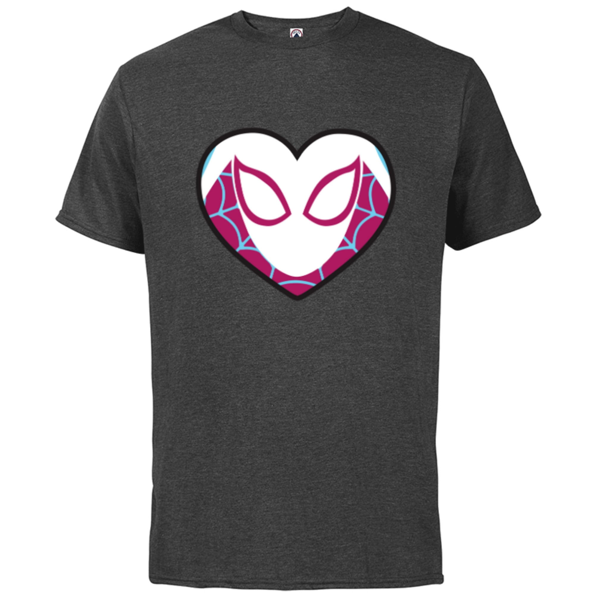 Wallpaper #4fQTOpMBKFX8bn3rZHfK165 Marvel Spider Man Ghost Spider Spider Gwen Heart Mask Logo Short