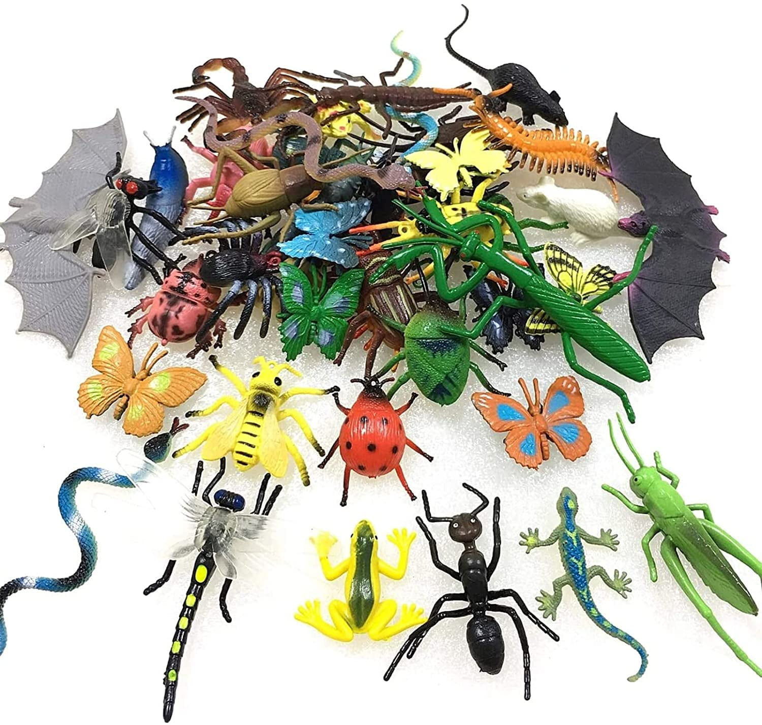 Wallpaper #HfQqOpMBKFX8bn3rhHgw285 Guasslee 43 Pack Toys Bugs Fake Plastic Bugs and Insects for Kids