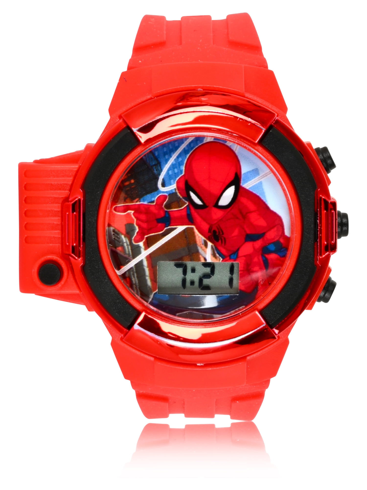 Wallpaper #oaekMpMBlSzal8H1z9sD56 Marvel Spider Man Lcd Watch with Side Flashlight Spd4747wm Walmartcom