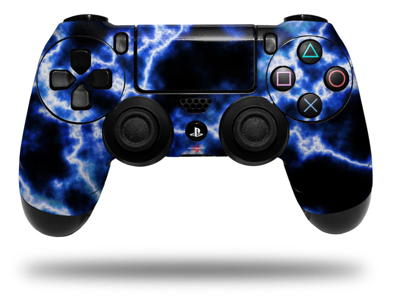 Wallpaper #tmjAG5MBSpphPi3-gSCS69 Vinyl Skin Wrap for Sony PS4 Dualshock Controller Electrify Blue