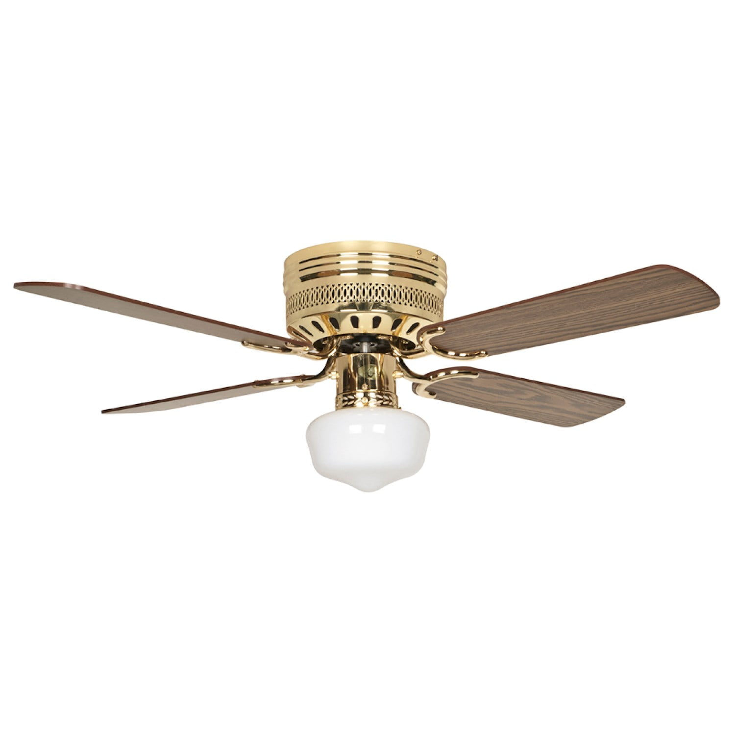 Wallpaper #57EF4 Mainstays 42 Hugger Metal Indoor Ceiling Fan with Light White 4