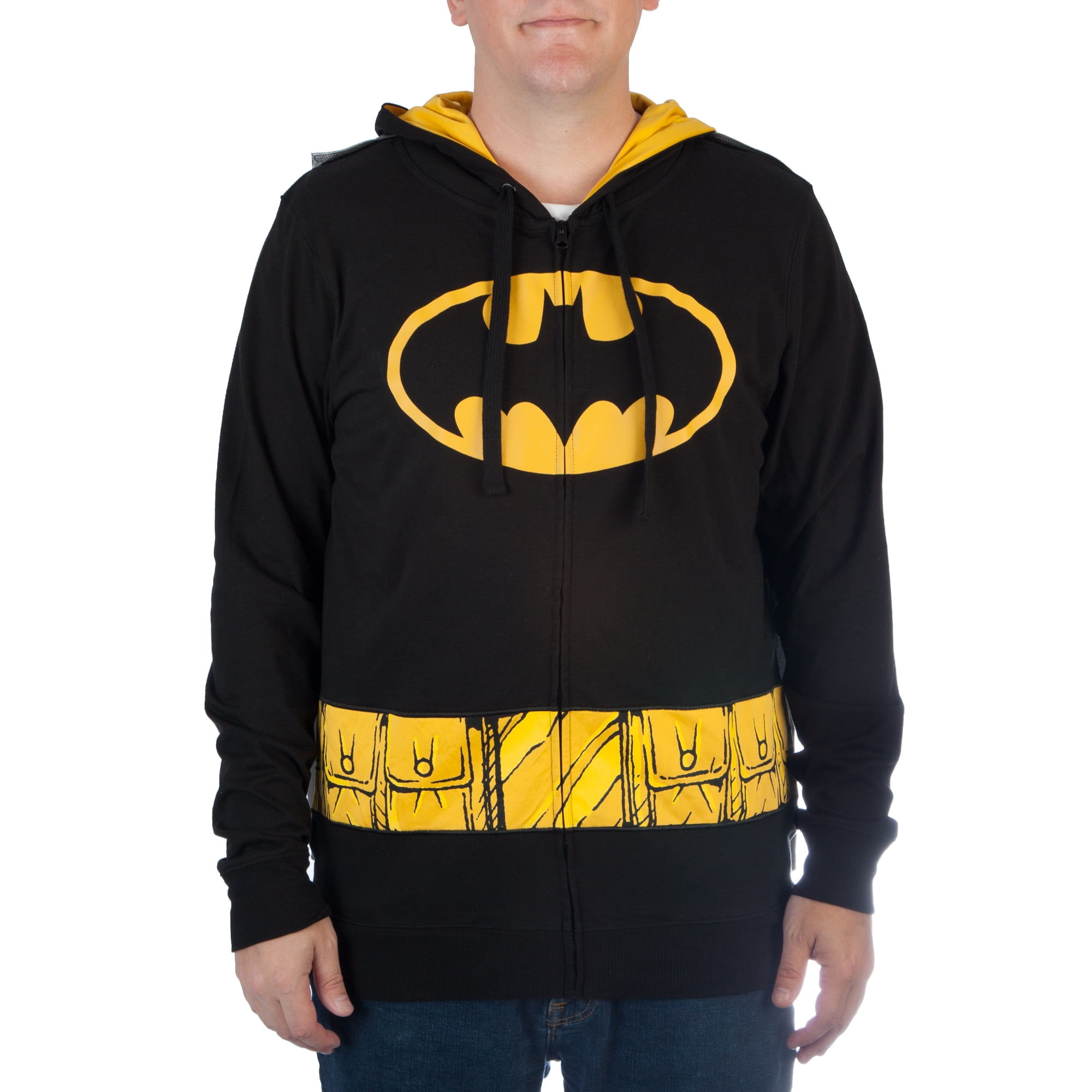 Wallpaper #_blT3pIBJvJKYCmEbwRK5 Batman Mens DC Comics Batman Long Sleeve Lightweight Cosplay Zipper
