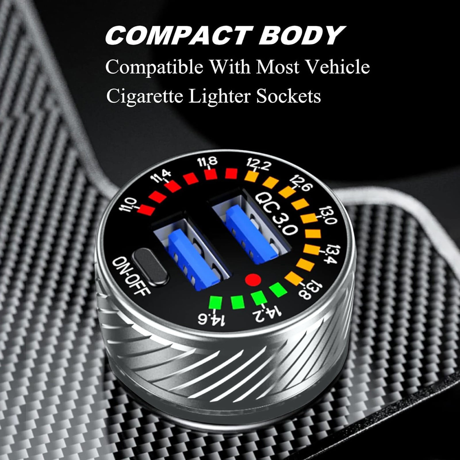 Wallpaper #1mdM-5IBSpphPi3-NZPg399 Sengtong Advanced Port Car Charger with Color Display Panel for Quick