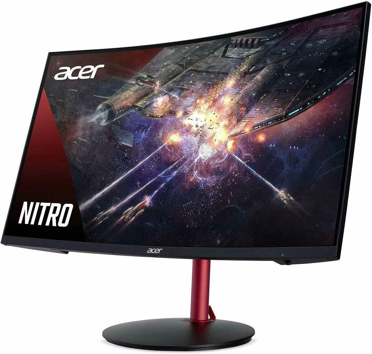 Wallpaper #lWfu7ZIBSpphPi3-EVoJ47 Acer Nitro Xz272 Pbmiiphx 27 1500r Curved Zero Frame Full HD 1920 X