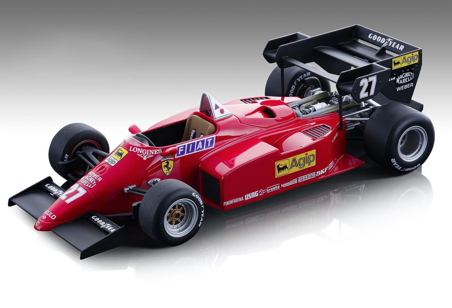 Wallpaper #HGew95IBSpphPi3-v4c468 Ferrari 126 C4 M2 27 Michele Alboreto Agip Formula One F1 European