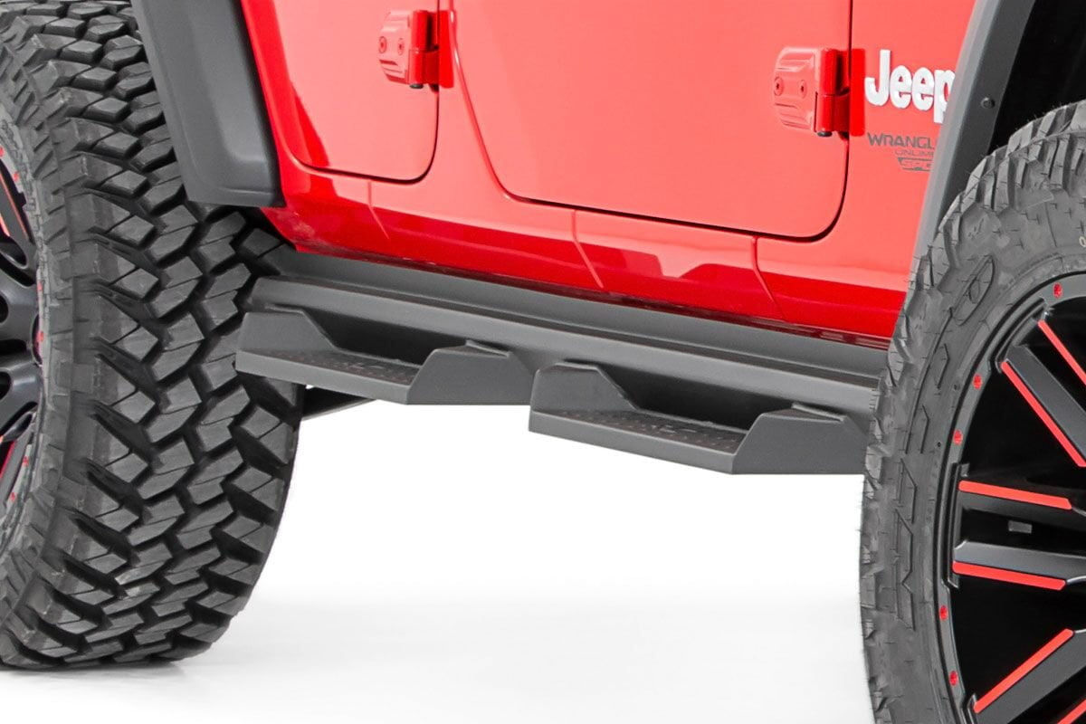Wallpaper #4664c Mopar Factory Sahara Side Steps for 18 Up Jeep Wrangler Jl Unlimited