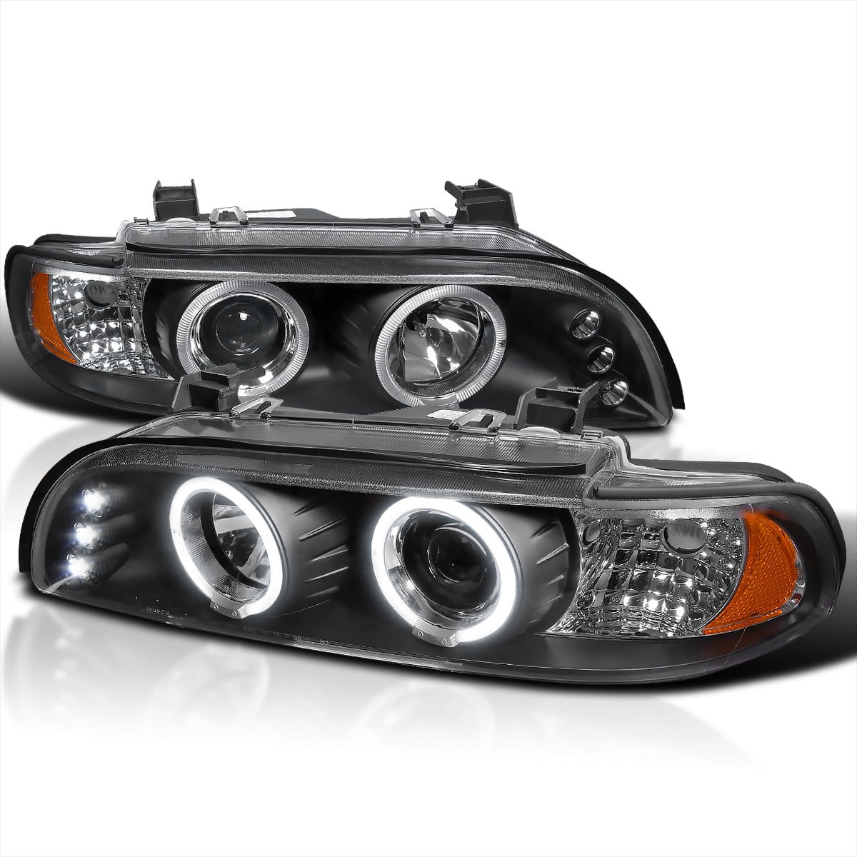 Wallpaper #IGdOAZMBSpphPi3-xqpU152 Spec D Tuning LED Projector Headlights Black Compatible with 1996 2003