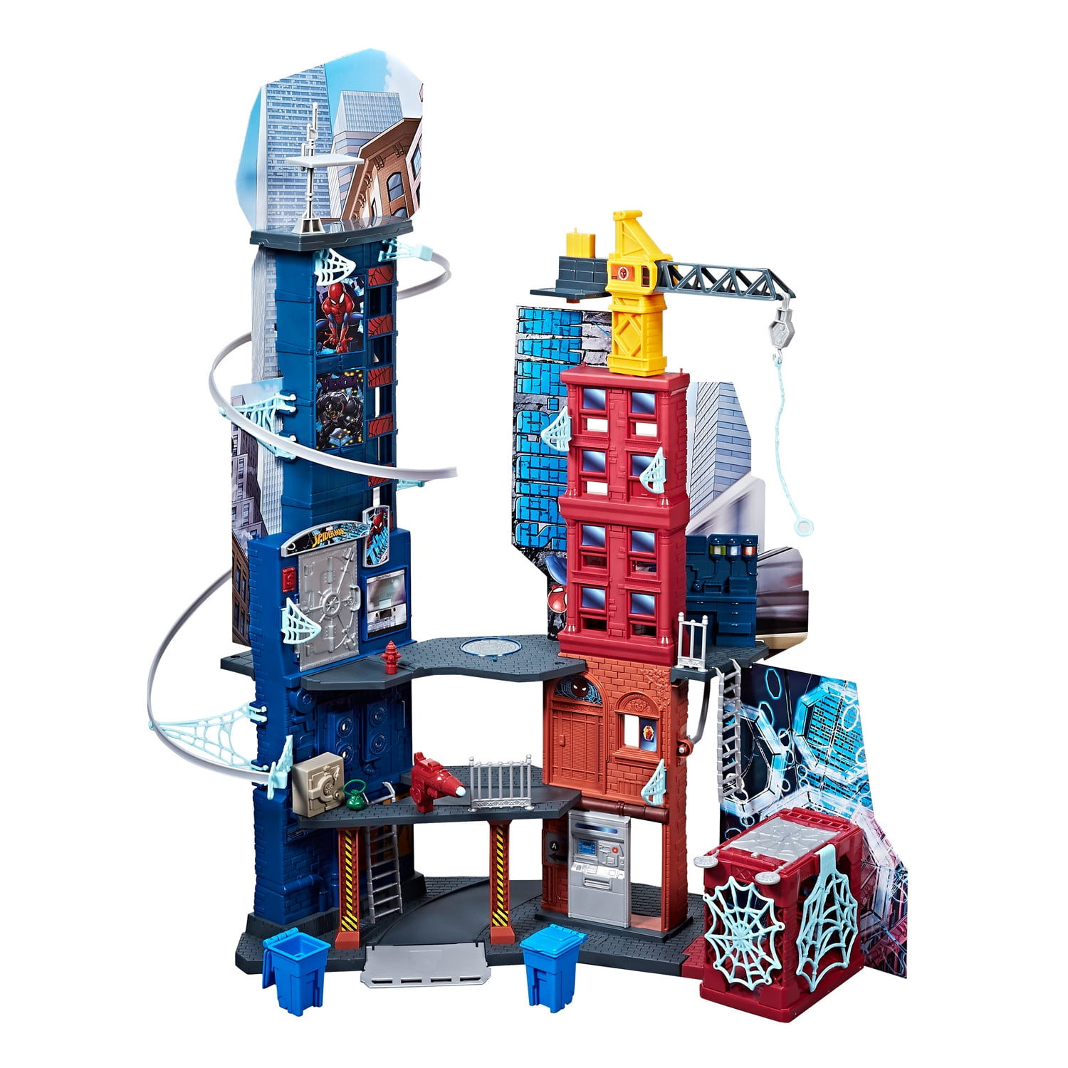 Wallpaper #Z1gfNJMBzN9vxX34uDsd23 Marvel Spider Man Mega City Playset Walmartcom