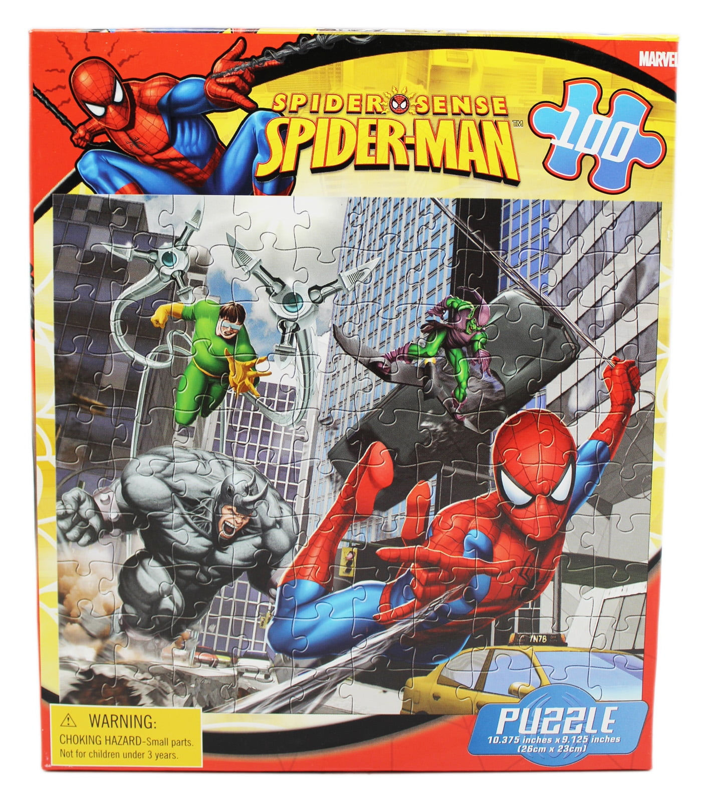 Wallpaper #QRobUZMB1yWOL4qgaoH_162 Spider Man Spider Sense Spidey on the Run from Villains Puzzle 100pc