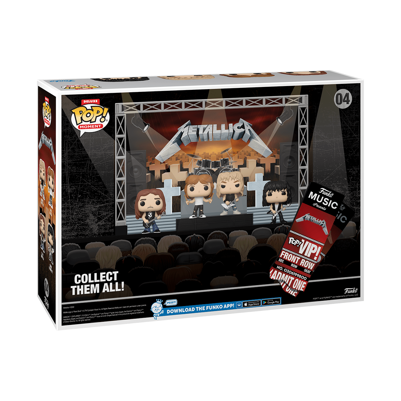 Wallpaper #26VxOJMBVBiSkHCaNo1f251 Funko Pop Moment Deluxe Metallica Master of Puppets Tour 1986 Vinyl