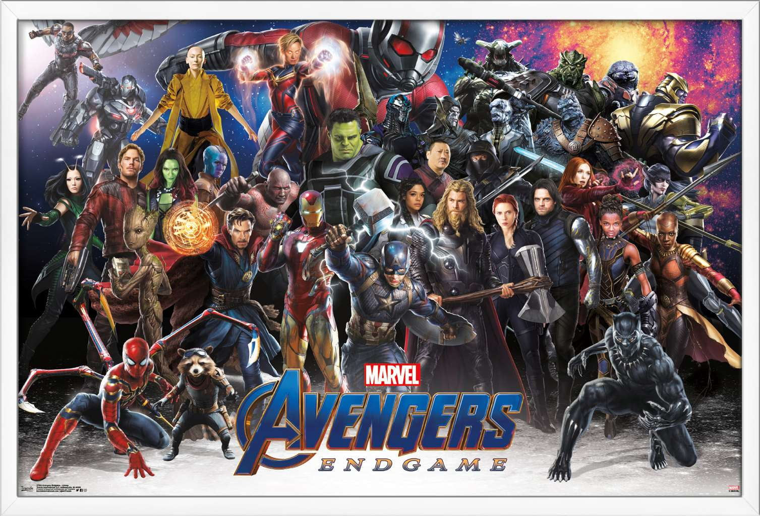 Wallpaper #lWcQDZMBSpphPi3-ZOLv88 MCU Avengers Endgame Grid Poster Walmartcom Walmartcom