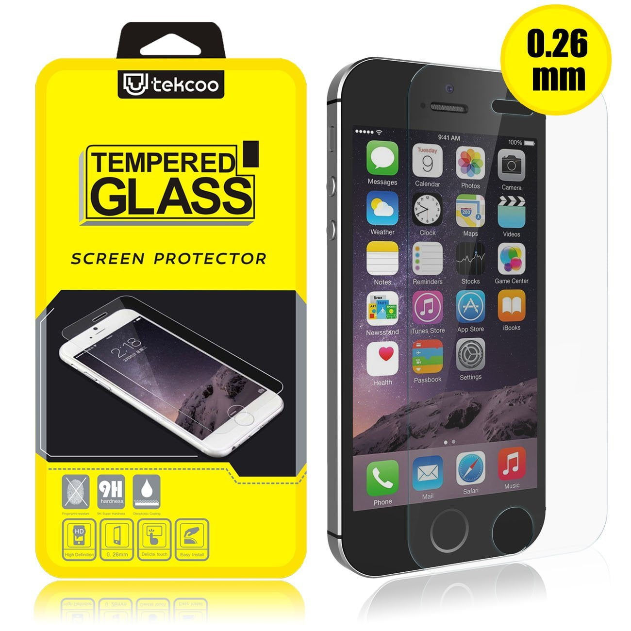 Wallpaper #sWf07JIBSpphPi3-5FU3394 iPhone 5s Screen Protector Tempered Glass High Definition Clear 9h