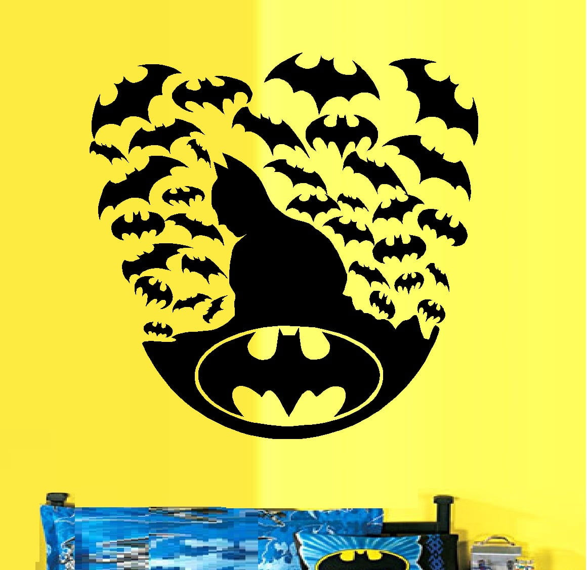 Wallpaper #PRm7K48BtGB6xQ78ro5m39 Peel and Stick Bat Decals 20 Pack Home Decor Wall Decals Murals Home