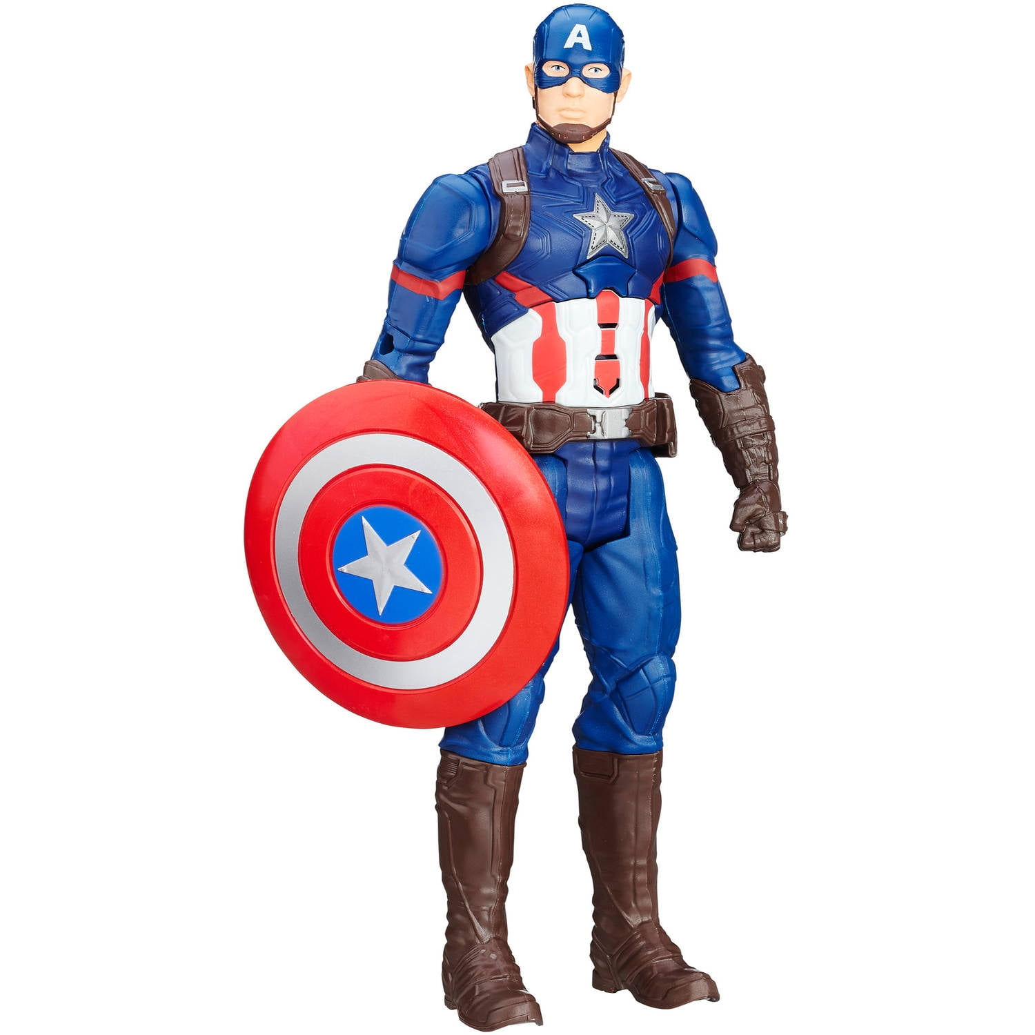 Wallpaper #ffd21 Marvel Avengers Titan Hero Series Blast Gear Captain America Action Figure