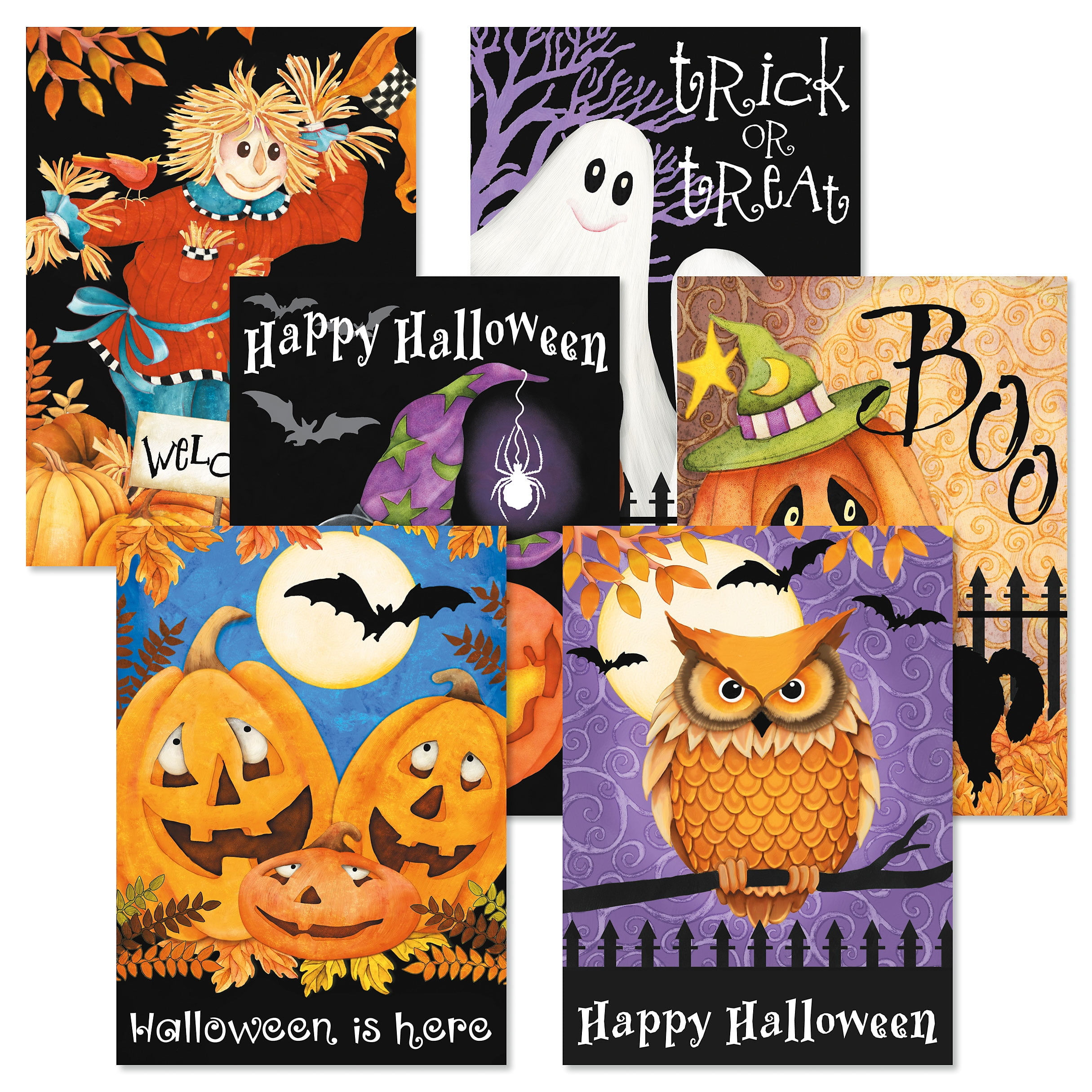 Wallpaper #ITHVNZMB5zzyi_yYzVif238 Happy Haunting Halloween Greeting Card Variety Pack Set of 12 with