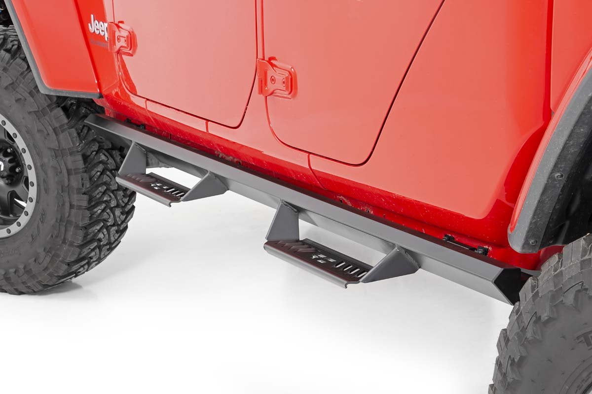 Wallpaper #4664c Mopar Factory Sahara Side Steps for 18 Up Jeep Wrangler Jl Unlimited